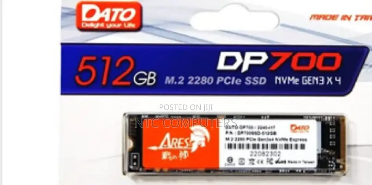 Dato Dp700 512gb M.2 Nvme SSD - Long