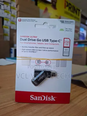 Sandisk 256gb Ultra Dual Drive Go Usb Type-C 256gb