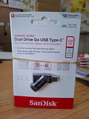 Sandisk 128gb Ultra Dual Drive Go Usb Type-C 128gb