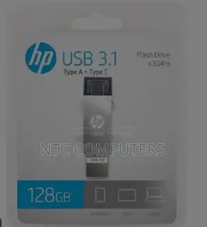 HP USB 3.1 X304M Type a + Type C Flashdisk - 128gb