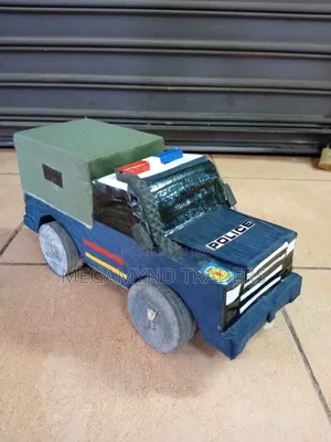 Wooden Toy Police Car Locally Made/Toy Car