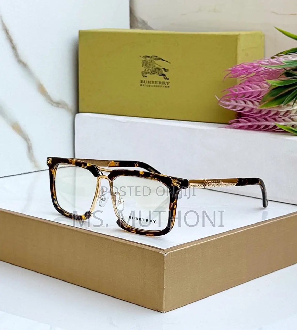 Clear Burberry Uv Protect Sunglasses