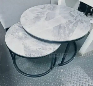 Luxury Pure Marble Nesting Coffee Tables Mn-6
