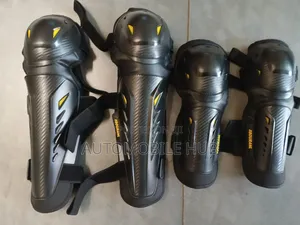Black Knee and Elbow Guards - Bike Gears