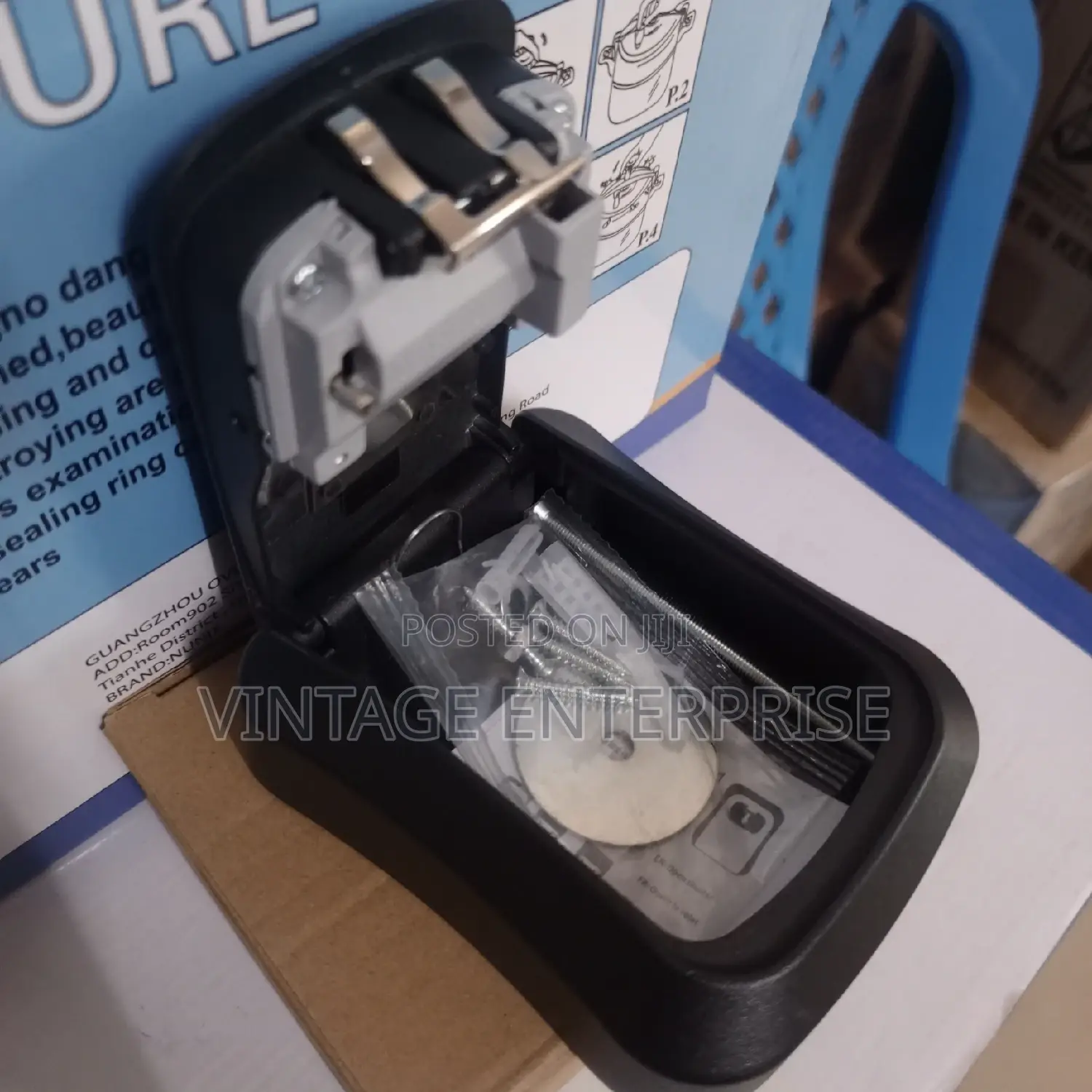 Lock Box.,Full Metallic Airbnb Wall Mount Key Lock Box