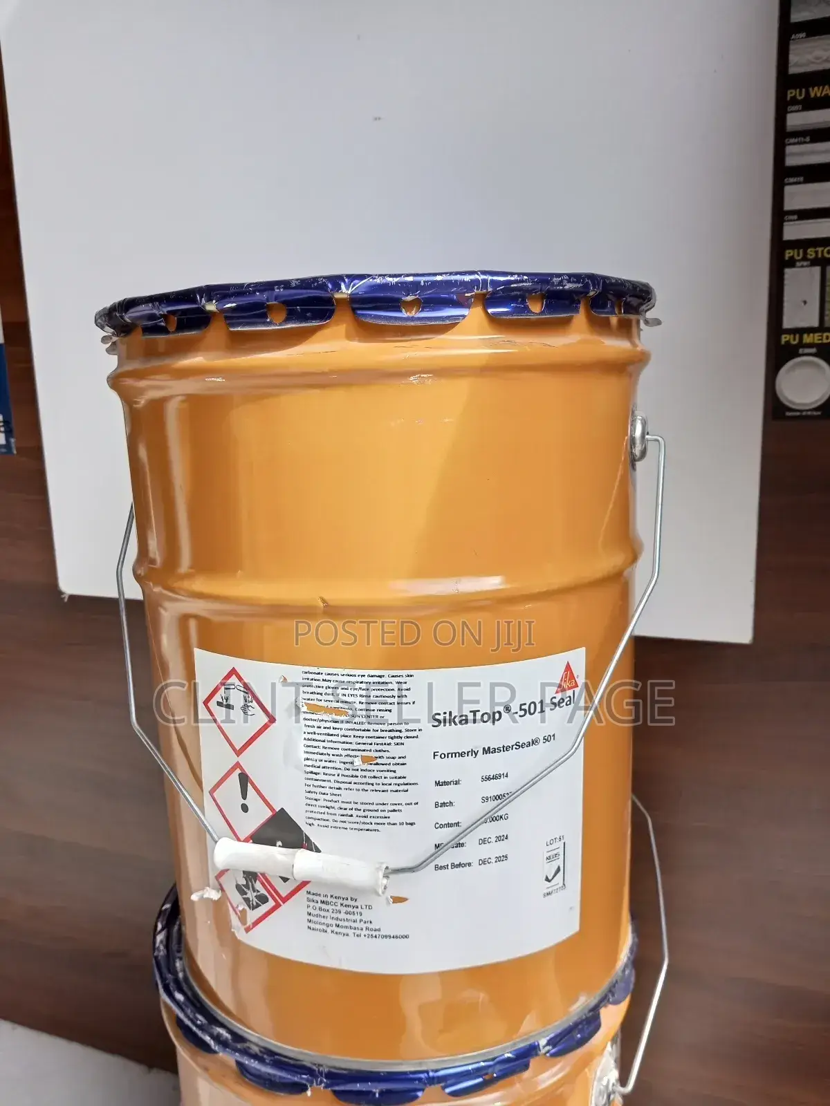 Masterseal 501/ Cem Shield Ultra.