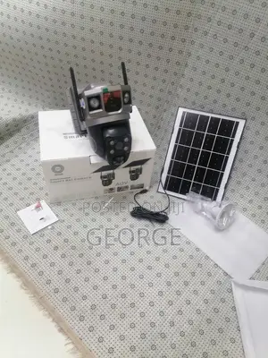 Current 4G Dual Lens Solar Panel Camera Outdoor CCT