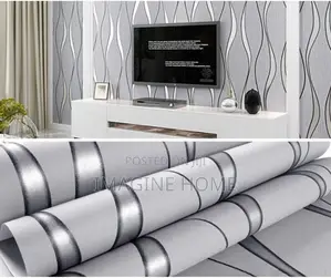 White Shade Wallpaper Unique Decor