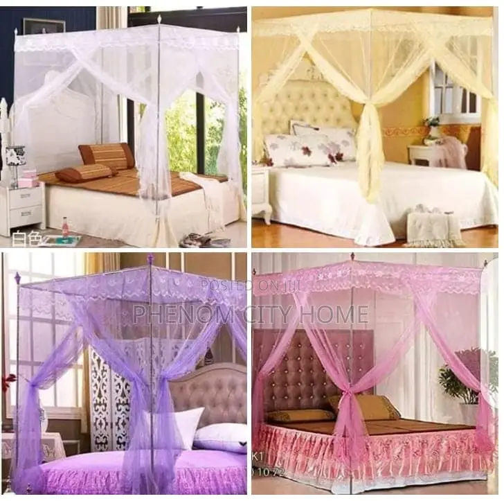 Rectangular Mosquito Net With Four Stands