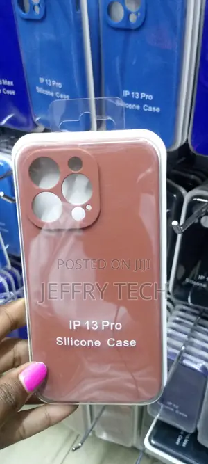 Liquid Silicone Case iPhone 13 Pro Case -Brown Smooth