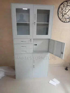 Steel Metallic Office Cabinet With Safe