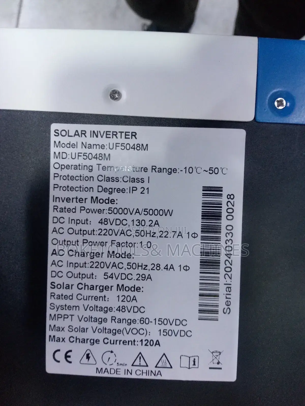Goldenmax 5kva Low Frequency Hybrid Inverter 48V