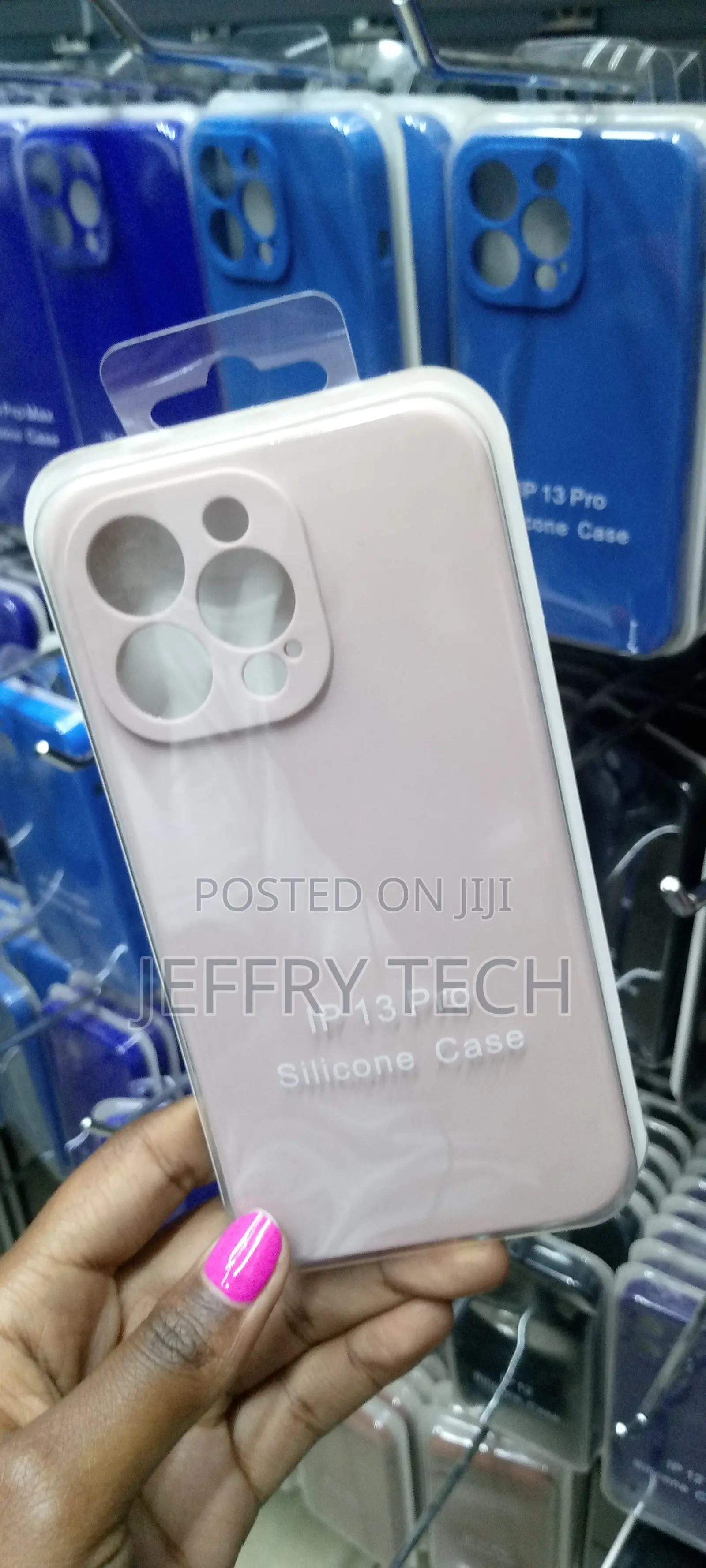 Liquid Silicone Soft Microfiber Lining Back Case(Light Pink]