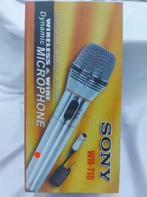 Wm 718 Sony Wired Wireless Microphone