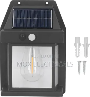 Solar Outdoor Wall Light (1 Bulb)