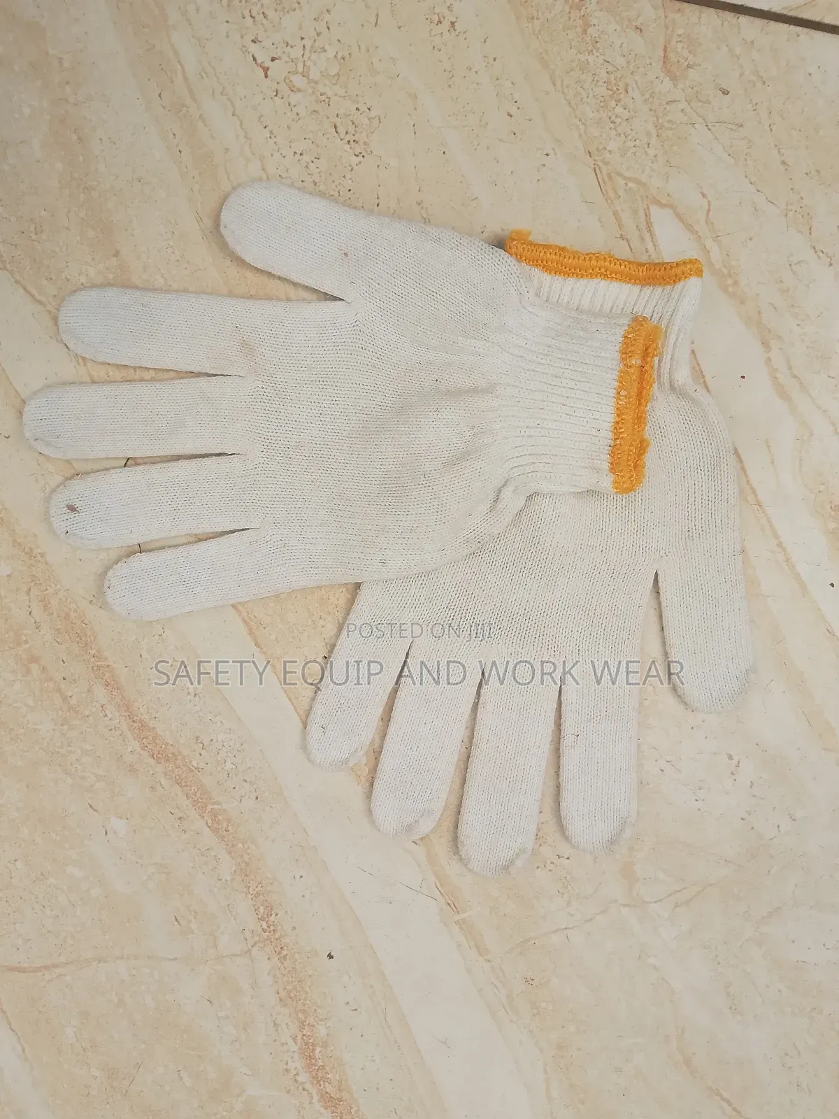 Cotton Dotted Protective Gloves