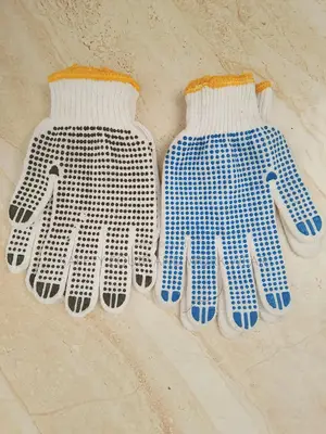 Cotton Dotted Safety Gloves
