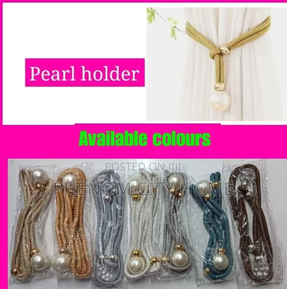 Modern Pearl Design Curtain Tie Backs