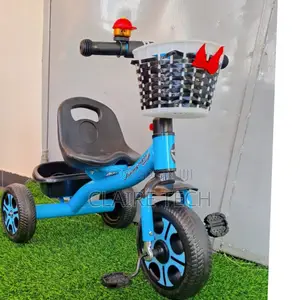Kids Tricycle With Basket Available in Different Colours