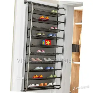 10 Tier Over the Door Shoe Rack