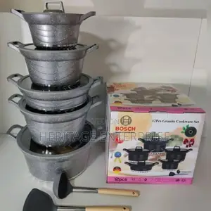 Bosch 12pcs Silicone Cookware Set