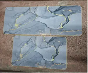 Light Grey Rubber Bottom Kitchen Mats