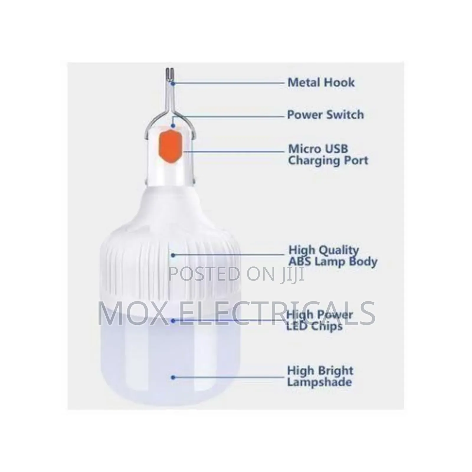 50w Rechargeable Bulb