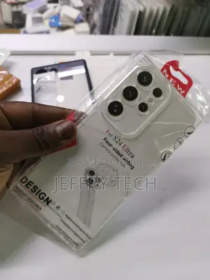 Tpu Armored Clear Back Case for Samsung Galaxy S24 Ultra