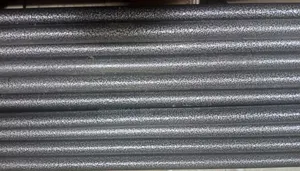 Black Silver Jua Kali Curtain Rods
