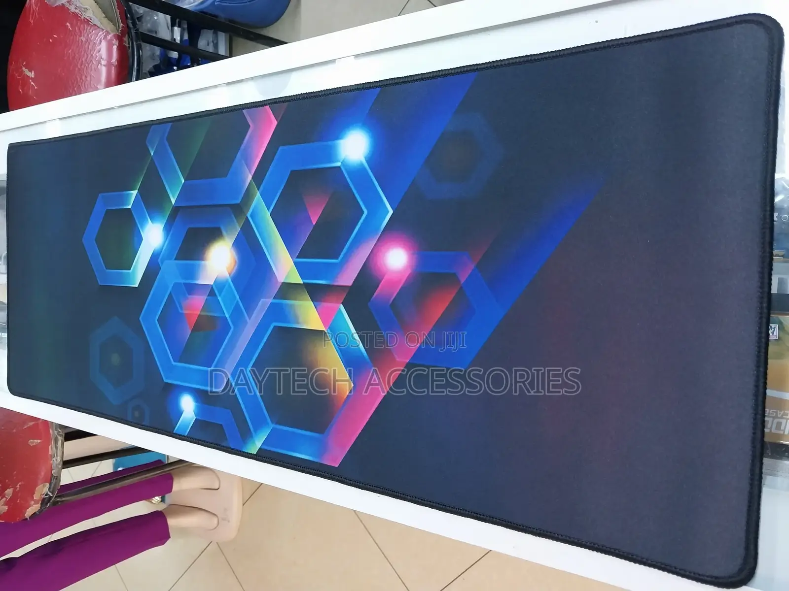 Gaming Mouse Pad, Large Mousepad With Non-Slip Rubber Base,
