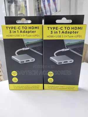 3 In1 Type C to Usb-C Hdmi Usb 3.0 Hub Adapter