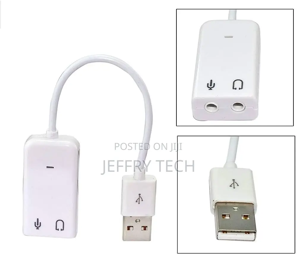 Zonic USB Sound Card Virtual 7.1 3D External USB Audio Adapt