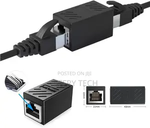 Zonic Connector Network Lan Rj45 Female to Female Cat5/6/7 -