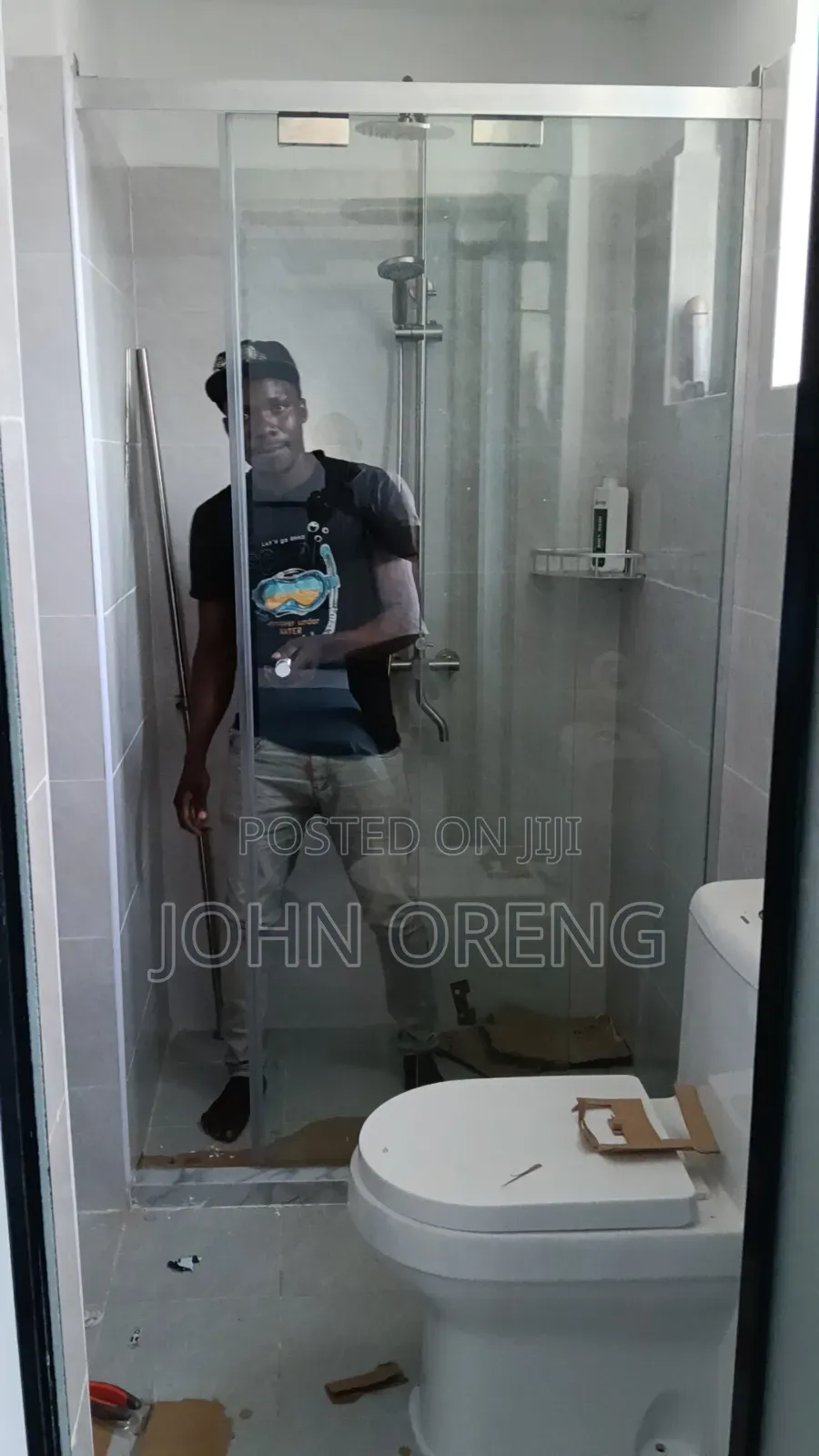 Shower Cubicle Frameless Sliding Doors