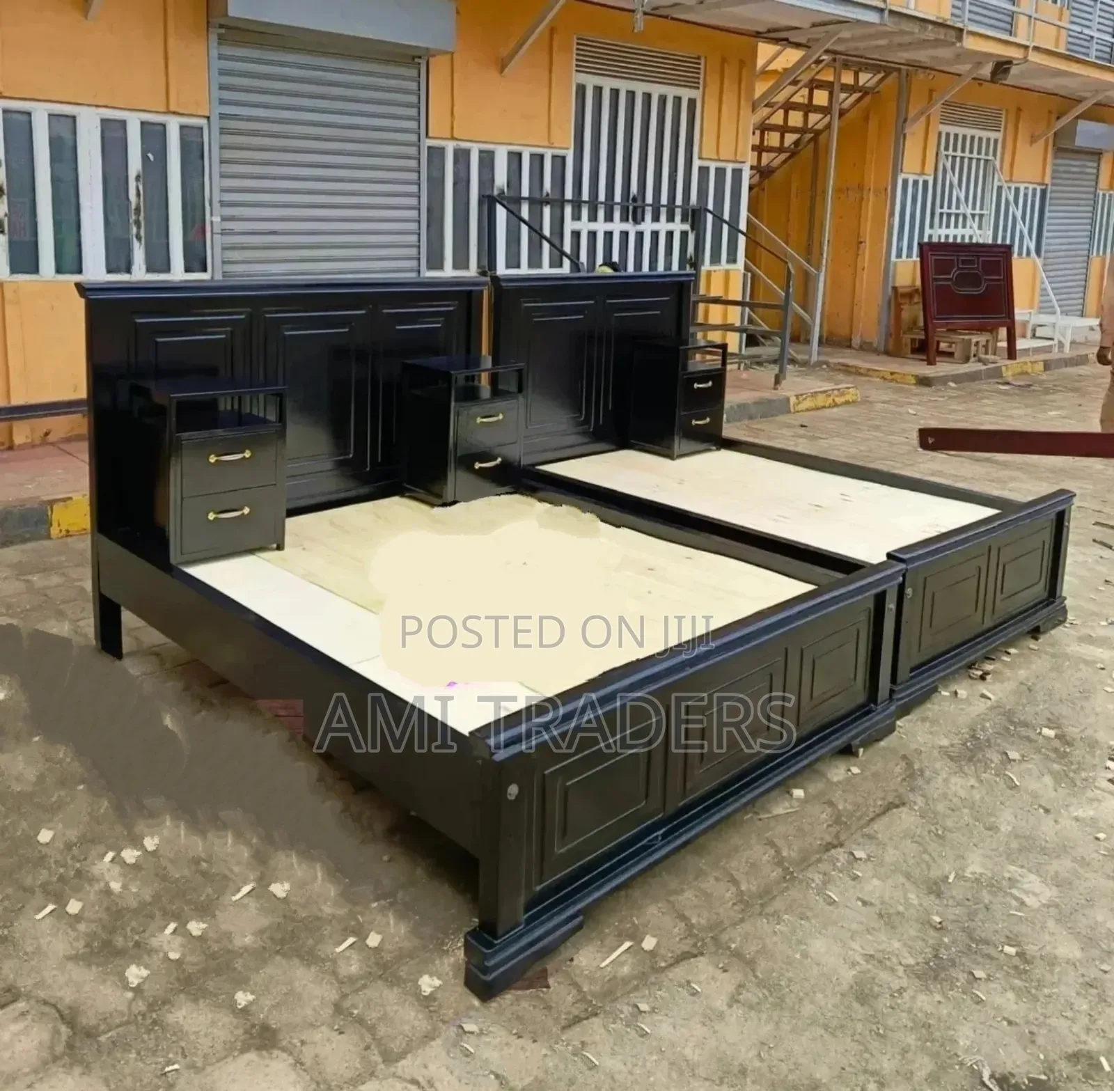 Preston Black Bed 5*6