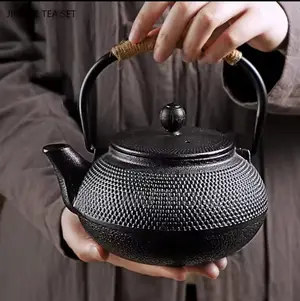 Original Heavy Duty Cast Iron Tea Pot With Infuser