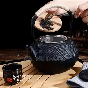 Original Heavy Duty Cast Iron Tea Pot With Infuser
