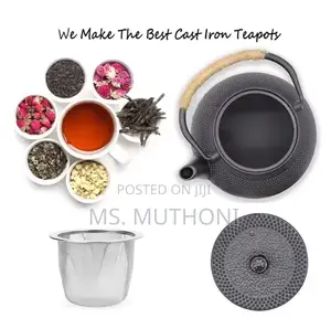Original Heavy Duty Cast Iron Tea Pot With Infuser