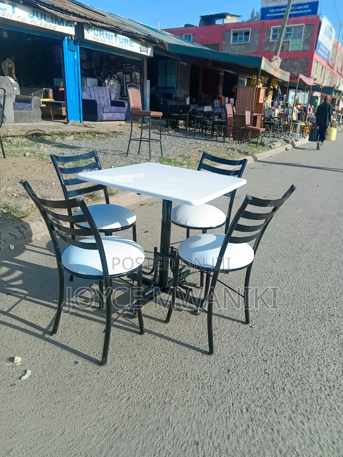 Restaurant Set, White and Black 