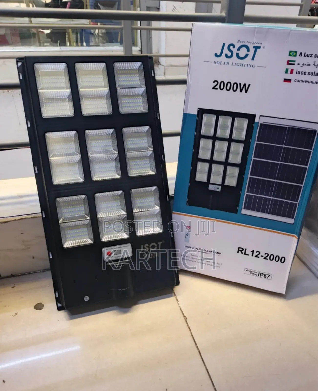 Jsot Rl12-2000 Solar Street Light/Lamp 2000w