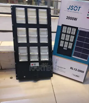Jsot Rl12-2000 Solar Street Light With Motion Sensor 2000w