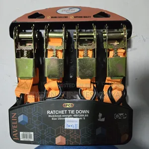 Ratchet Tie Down Straps 4 PCS Luggage Ropes Cargo Lashing