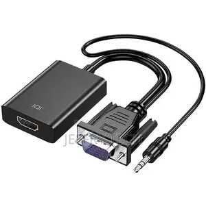 VGA Male to HDMI Female With 3.5MM Audio Jack – Connect Mon