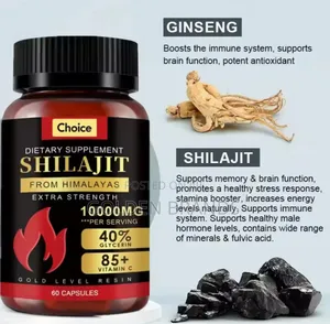 Original Shilajit Capsules 10000mg High Purity Mineral