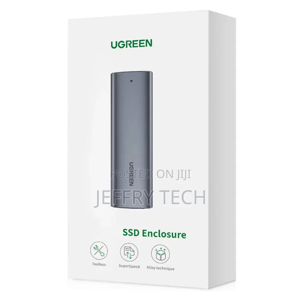 UGREEN CM400 M.2 B-Key Hard Drive Enclosure, NGFF, SATA (Gr)