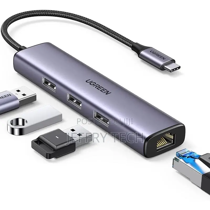 UGREEN 4-in-1 USB-C Multi-Function Hub (UG-60600) – Gray