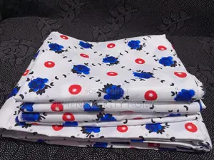 6pc Flowered Cotton Bedding Set