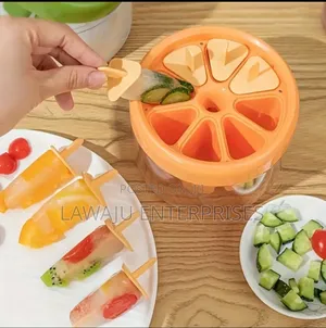 Orange Silicone Ice Mold