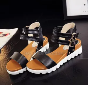 Open Strappy Wedge