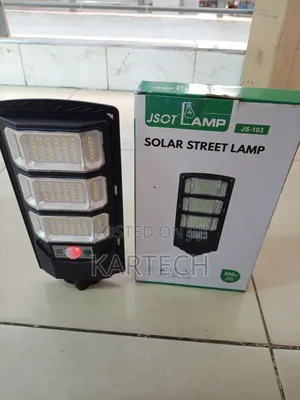 JSOT JS-103 300W Solar Street Light With Motion Sensor